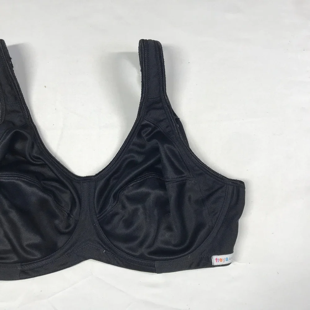Freya Active Underwired Sports Bra Black High Impact AA4002BK Womens 32F UK US